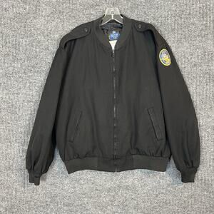 Neptune Garment Jacket Mens 50 Wool Blend Navy Military Thinsulate Liner JROTC